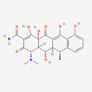 2-Naphthacenecarboxamide,4-(dimethylamino)-1,4,4a,5,5a,6,11,12a-octahydro-3,5,10,12,12a-pentahydroxy-6-methyl-1,11-dioxo-, monohydrate,[4S-(4a,4aa,5a,5aa,6a,12aa)]- - (17086-28-1)