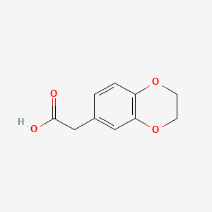 2-(2,3-Dihydrobenzo[b][1,4]dioxin-6-yl)acetic acid - (17253-11-1)