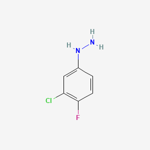 3-Chloro-4-fluorophenylhydrazine hydrochloride - (175135-74-7)