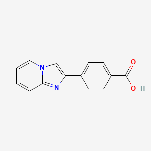 4-Imidazo[1,2-a]pyridin-2-yl-benzoic acid - (175153-35-2)
