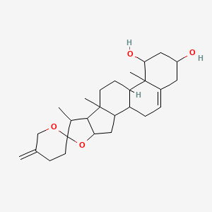 Spirosta-5,25(27)-diene-1,3-diol, (1β,3β)- - (17676-33-4)