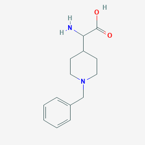 2-Amino-2-(1-benzylpiperidin-4-yl)acetic acid - (1779460-72-8)