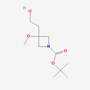 tert-butyl 3-(2-hydroxyethyl)-3-methoxyazetidine-1-carboxylate - (1780965-85-6)