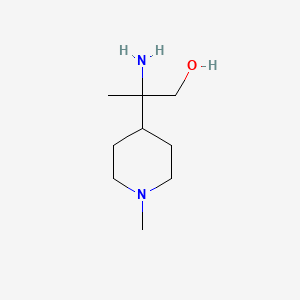 2-amino-2-(1-methyl-4-piperidyl)propan-1-ol - (1781887-74-8)