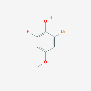 2-bromo-6-fluoro-4-methoxyphenol - (1782834-62-1)
