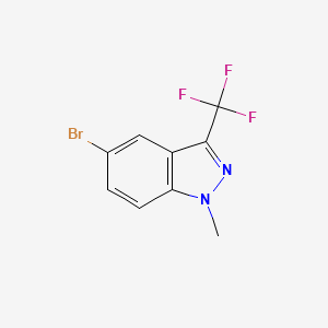 5-Bromo-1-methyl-3-(trifluoromethyl)-1h-indazole - (1784018-72-9)