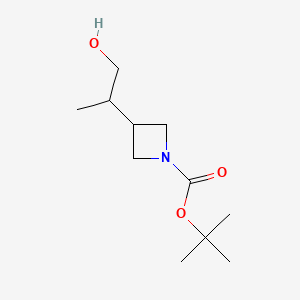 tert-butyl 3-(1-hydroxypropan-2-yl)azetidine-1-carboxylate - (1784053-55-9)