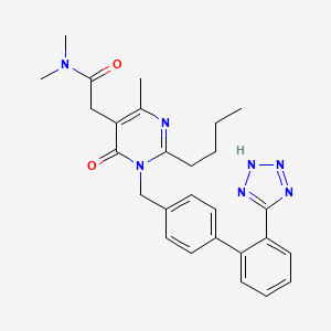 2-(1-((2'-(1H-tetrazol-5-yl)-[1,1'-biphenyl]-4-yl)Methyl)-2-butyl-4-Methyl-6-oxo-1,6-dihydropyriMidin-5-yl) -N,N-diMethylacetaMide - (178554-19-3)