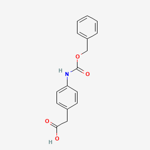 (4-BENZYLOXYCARBONYLAMINOPHENYL)-ACETIC ACID - (17859-70-0)