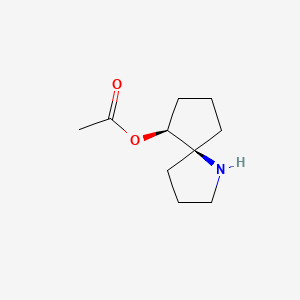 [(5S,9S)-1-azaspiro[4.4]nonan-9-yl] acetate - (1787263-48-2)