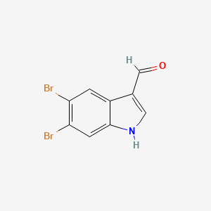 1H-Indole-3-carboxaldehyde, 5,6-dibromo- - (17900-95-7)