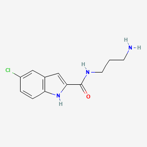 1H-Indole-2-carboxamide, N-(3-aminopropyl)-5-chloro- - (1795328-25-4)