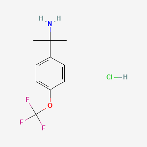 2-[4-(trifluoromethoxy)phenyl]propan-2-amine hydrochloride - (1797943-59-9)