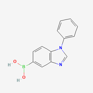 (1-Phenyl-1,3-benzodiazol-5-yl)boronic acid - (1803179-52-3)