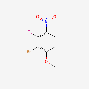 2-Bromo-3-fluoro-1-methoxy-4-nitrobenzene - (1805556-17-5)