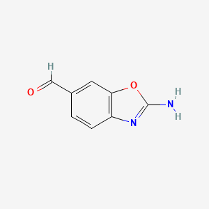 2-amino-1,3-benzoxazole-6-carbaldehyde - (1806340-60-2)