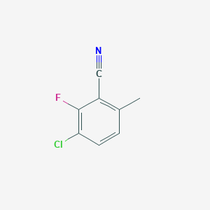 3-Chloro-2-fluoro-6-methylbenzonitrile - (1807116-67-1)