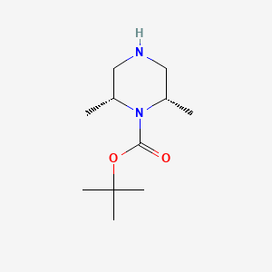 1-Piperazinecarboxylic acid, 2,6-dimethyl-, 1,1-dimethylethyl ester, (2R,6S)-rel- - (180975-66-0)