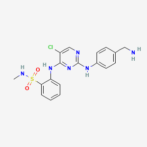 2-[[2-[[4-(Aminomethyl)phenyl]amino]-5-chloro-4-pyrimidinyl]amino]-N-methylbenzenesulfonamide - (1809947-04-3)