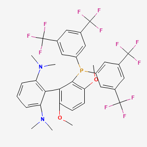 2-[Bis(3,5-trifluoromethylphenylphosphino)-3,6-dimethoxy]-2',6'-dimethylamino-1,1'-biphenyl - (1810068-30-4)
