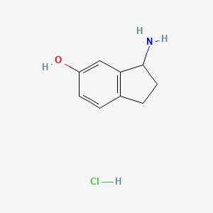 (3S)-3-amino-2,3-dihydro-1H-inden-5-olhydrochloride - (1821520-81-3)