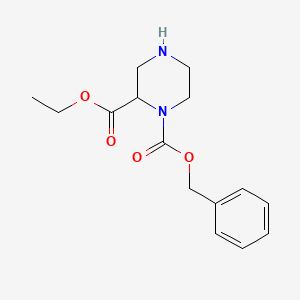 1-benzyl 2-ethyl piperazine-1,2-dicarboxylate - (1822509-89-6)