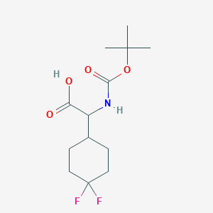 tert-butoxycarbonylamino-(4,4-difluoro-cyclohexyl)-acetic acid - (1822546-08-6)