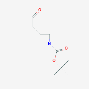 tert-butyl 3-(2-oxocyclobutyl)azetidine-1-carboxylate - (1823268-65-0)