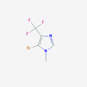 5-Bromo-1-methyl-4-(trifluoromethyl)-1h-imidazole - (1823319-73-8)