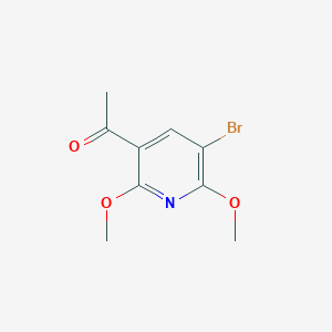 1-(5-bromo-2,6-dimethoxypyridin-3-yl)ethanone - (1823958-01-5)
