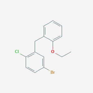 4-Bromo-1-chloro-2-(2-ethoxybenzyl)benzene - (1830346-16-1)