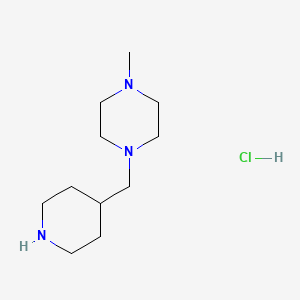1-Methyl-4-(piperidin-4-ylmethyl)piperazine hydrochloride - (1831151-60-0)