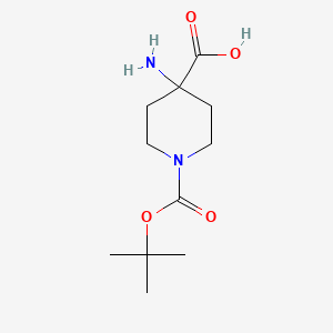 1-Boc-4-Aminopiperidine-4-carboxylic acid - (183673-71-4)