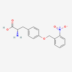 (S)-2-aMino-3-(4-((2-nitrobenzyl)oxy)phenyl)propanoic acid hydrochloride - (184591-51-3)
