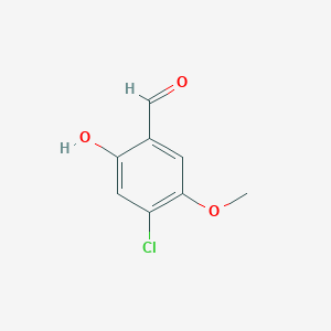 4-Chloro-2-hydroxy-5-methoxybenzaldehyde - (184766-53-8)