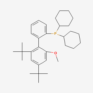 [2',4'-Bis(1,1-dimethylethyl)-6'-methoxy[1,1'-biphenyl]-2-yl]dicyclohexylphosphine - (1848244-75-6)