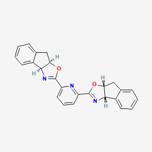(-)-2,6-BIS[2-[3AS-(2(3'AR*,8'AS*),3A,8A)-3A,8A-DIHYDRO-8H-INDENO[1,2-D]OXAZOLE]]PYRIDINE - (185346-09-2)
