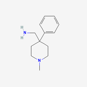 1-(1-METHYL-4-PHENYLPIPERIDIN-4-YL)METHANAMINE - (1859-37-6)