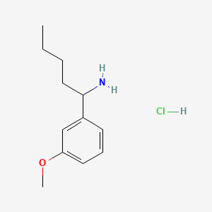 1-(3-METHOXYPHENYL)PENTAN-1-AMINE HYDROCHLORIDE - (1864013-97-7)