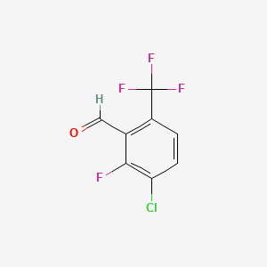 3-Chloro-2-fluoro-6-(trifluoromethyl)benzaldehyde - (186517-29-3)