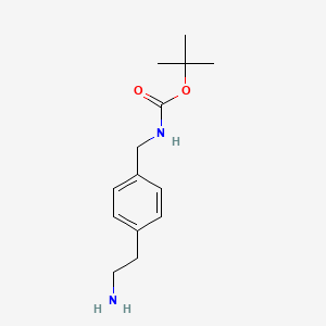 4-BOC-AMINOMETHYLPHENETHYLAMINE - (187283-19-8)
