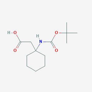(1-TERT-BUTOXYCARBONYLAMINO-CYCLOHEXYL)-ACETIC ACID - (187610-56-6)