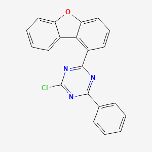 2-Chloro-4-(1-dibenzofuranyl)-6-phenyl-1,3,5-triazine - (1883265-32-4)