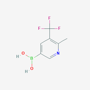 (6-Methyl-5-(trifluoromethyl)pyridin-3-yl)boronic acid - (1889221-15-1)