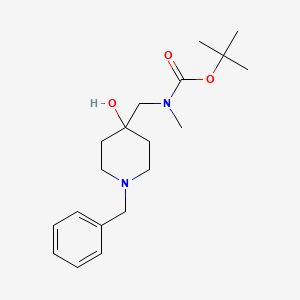 tert-butyl ((1-benzyl-4-hydroxypiperidin-4-yl)methyl)(methyl)carbamate - (1889306-85-7)