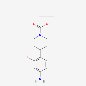 tert-Butyl 4-(4-amino-2-fluorophenyl)piperidine-1-carboxylate - (188975-15-7)