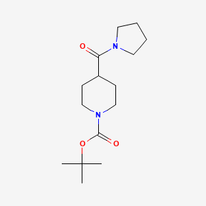 1-BOC-4-(pyrrolidinocarbonyl)piperidine - (188979-06-8)