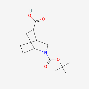 2-[(tert-butoxy)carbonyl]-2-azabicyclo[2.2.2]octane-5-carboxylic acid - (1890098-49-3)