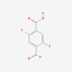 2,5-difluoro-4-formylbenzoic acid - (1890953-67-9)