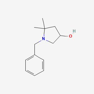 1-benzyl-5,5-dimethylpyrrolidin-3-ol - (1903539-91-2)